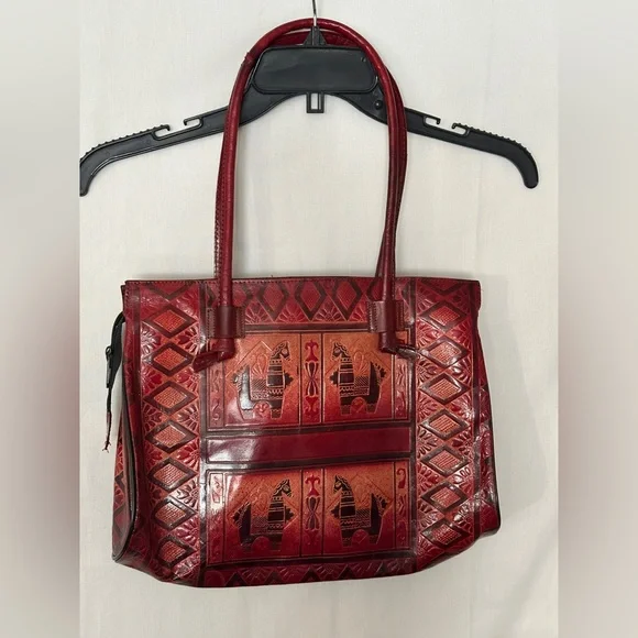 Small leather Shantiniketan Women's Purse Bag Handicraft - Picture 1 of 4